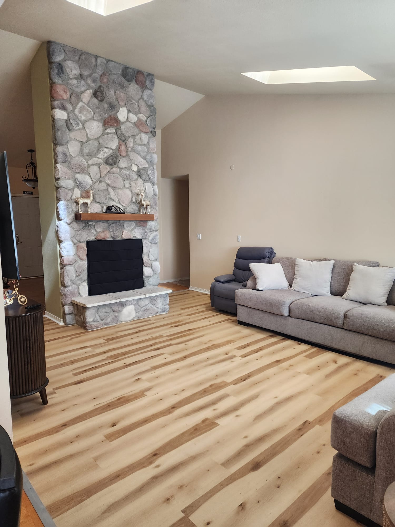 Cozy resident sitting area and common lounge room